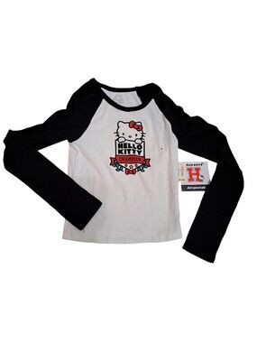 New Hello Kitty Champion Women's Long-Sleeve Raglan T-shirt Aeropostale Size M